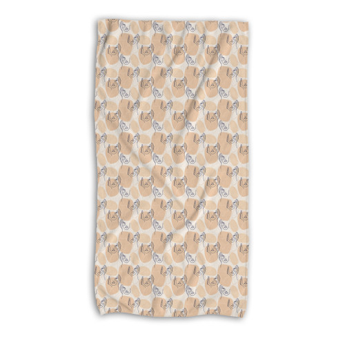 Fashion Pattern Beach Towel By Artists Collection