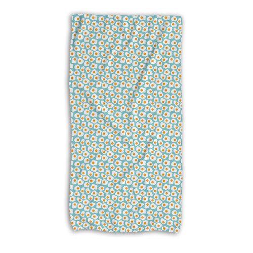 Egg Pattern Beach Towel By Artists Collection