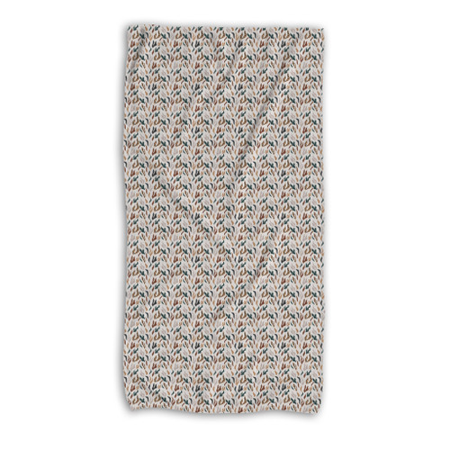 Creative Floral Collage Pattern Beach Towel By Artists Collection
