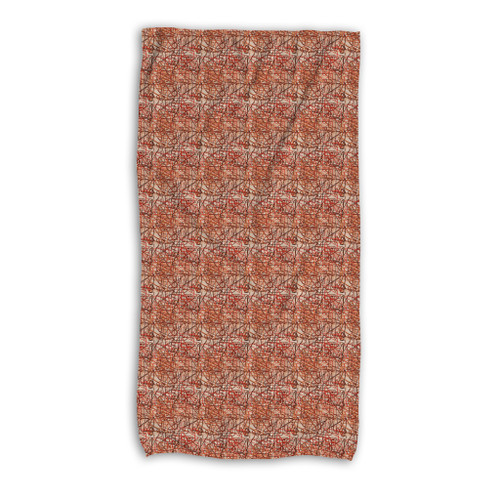 Chaos Lines Pattern Beach Towel By Artists Collection