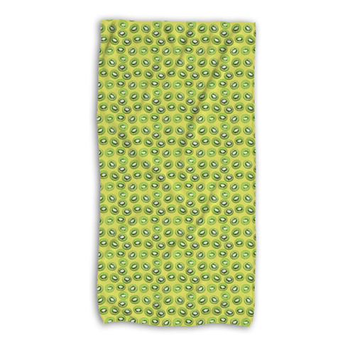 Kiwi Pattern Beach Towel By Artists Collection