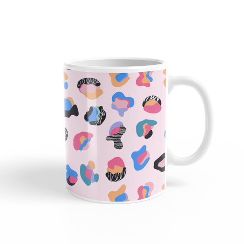 Colorful Leopard Pattern Coffee Mug By Artists Collection