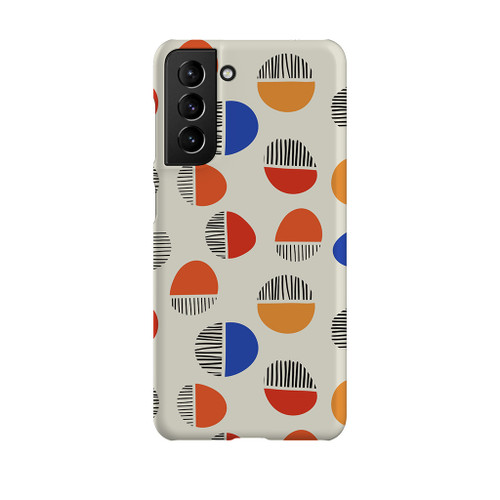Abstract Circles Pattern Samsung Snap Case By Artists Collection