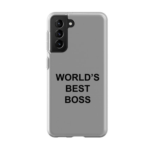 World's Best Boss Samsung Soft Case By Artists Collection