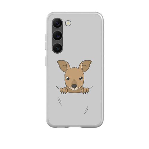 Baby Kangaroo Pouch Samsung Soft Case By Vexels