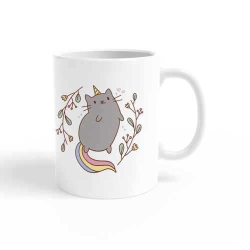 Cute Cat Unicorn Coffee Mug By Vexels