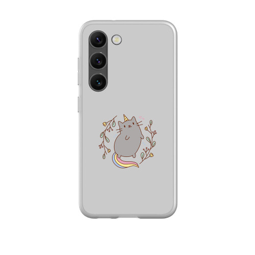 Cute Cat Unicorn Samsung Soft Case By Vexels