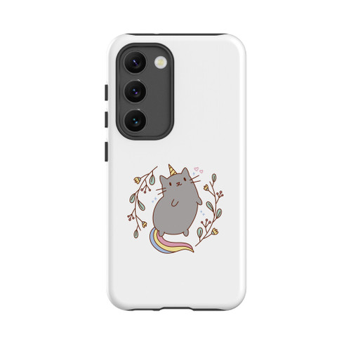 Cute Cat Unicorn Samsung Tough Case By Vexels