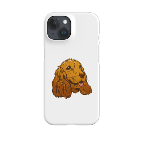 Cute Cocker Spaniel Illustration iPhone Snap Case By Vexels