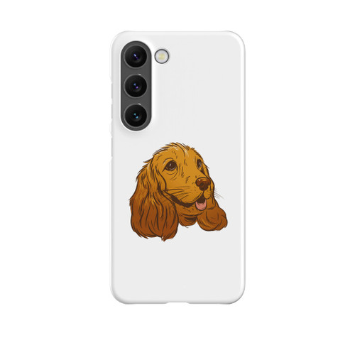 Cute Cocker Spaniel Illustration Samsung Snap Case By Vexels