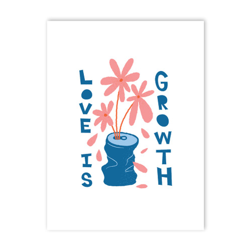 Love Is Growth Art Print By Vexels