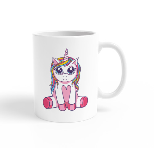 Big Eyed Unicorn Love Coffee Mug By Vexels