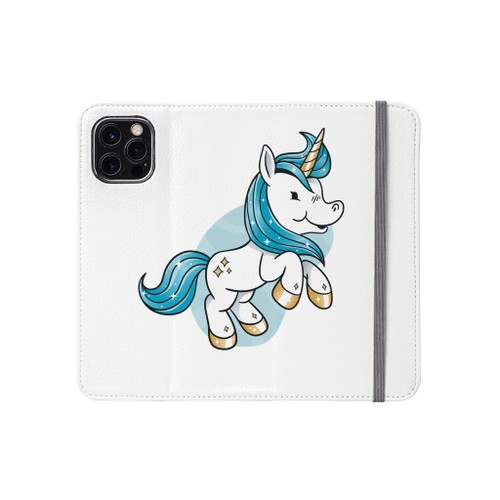 Baby Unicorn Illustration iPhone Folio Case By Vexels