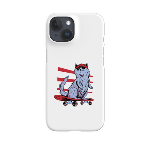 Cool Skateboard Cat iPhone Snap Case By Vexels