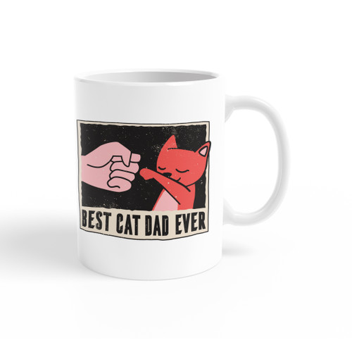 Best Cat Dad Ever Coffee Mug By Vexels