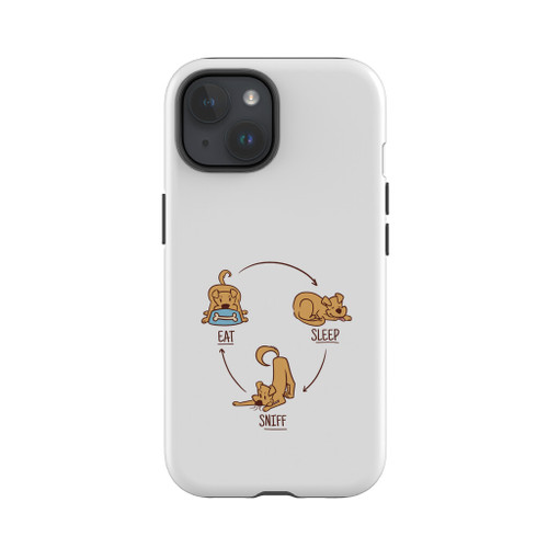 Dog Life Cycle iPhone Tough Case By Vexels