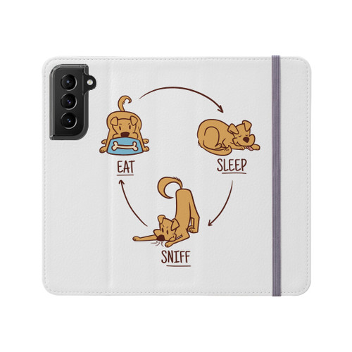 Dog Life Cycle Samsung Folio Case By Vexels