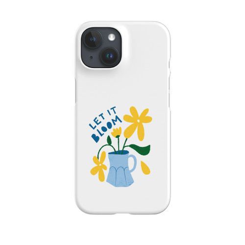 Let It Bloom Flower iPhone Snap Case By Vexels