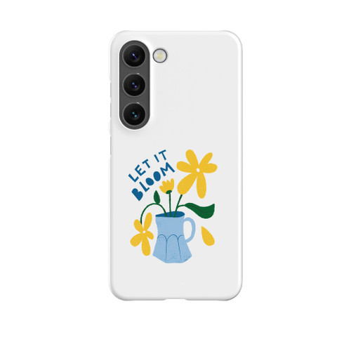 Let It Bloom Flower Samsung Snap Case By Vexels