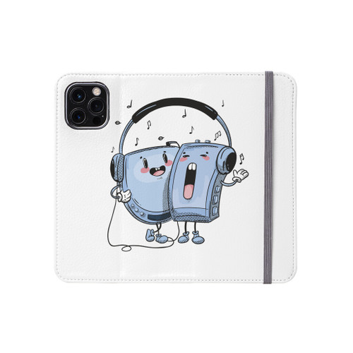 Audio Players iPhone Folio Case By Vexels