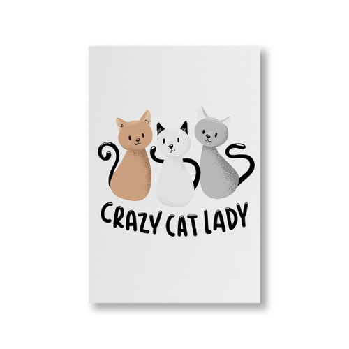 Crazy Cat Lady Canvas Print By Vexels