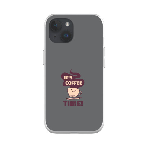 It's Coffee Time iPhone Soft Case By Vexels