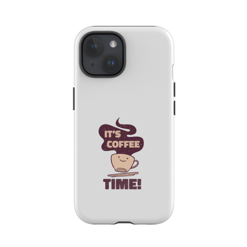 It's Coffee Time iPhone Tough Case By Vexels