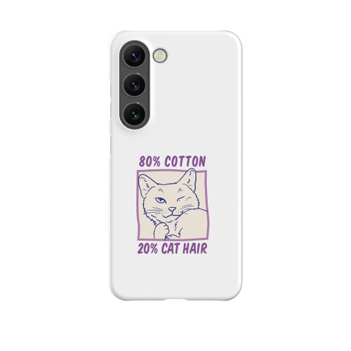 80% Cotton 20% Cat Hair Samsung Snap Case By Vexels