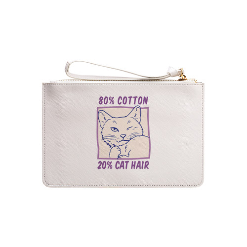 80% Cotton 20% Cat Hair Clutch Bag By Vexels