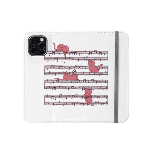 Music Cats iPhone Folio Case By Vexels