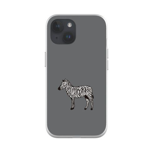 Zebra Stripes iPhone Soft Case By Vexels
