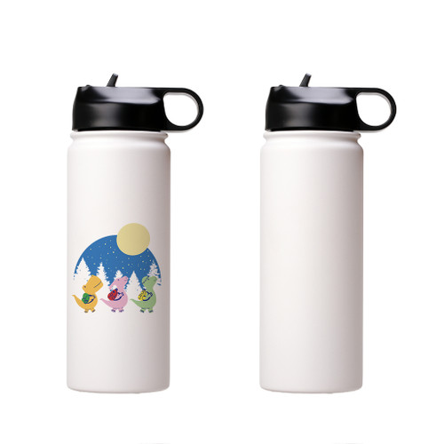 Baby Dinosaurs With Backpacks Water Bottle By Vexels