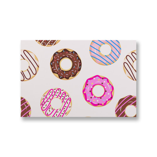 Donuts Pattern Canvas Print By Artists Collection