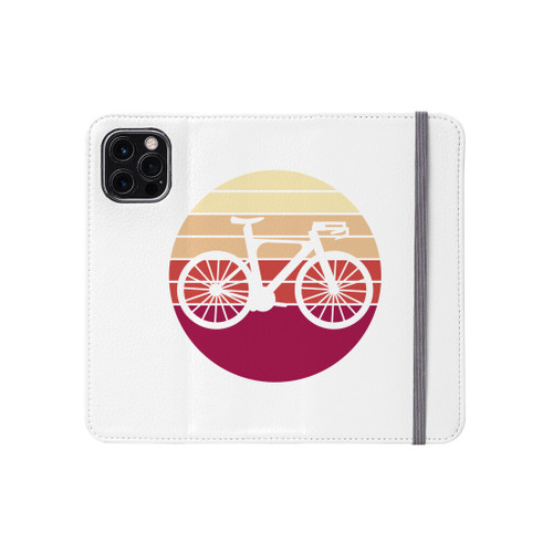 Bike Silhouette iPhone Folio Case By Vexels