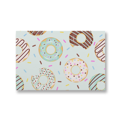 Donut Pattern Canvas Print By Artists Collection