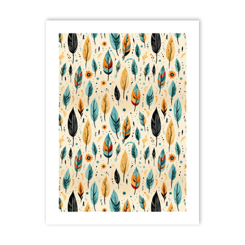 Boho Feathers Art Print By Artists Collection