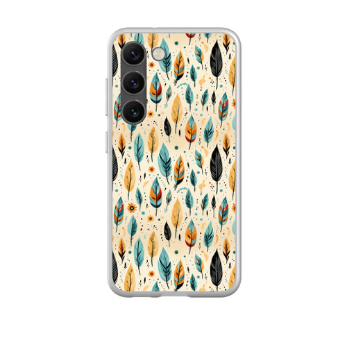 Boho Feathers Samsung Soft Case By Artists Collection