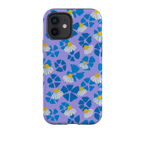 Doodle Flowers Pattern iPhone Tough Case By Artists Collection