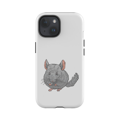 Cute Chinchilla iPhone Tough Case By Vexels