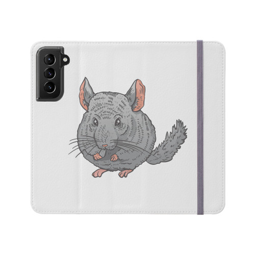 Cute Chinchilla Samsung Folio Case By Vexels