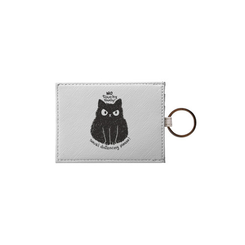 Social Distancing Kitty No Touchy Touchy Cat Card Holder By Vexels