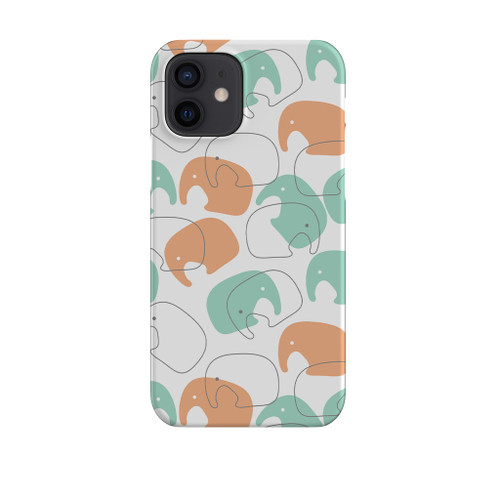 Elephant Pattern iPhone Snap Case By Artists Collection