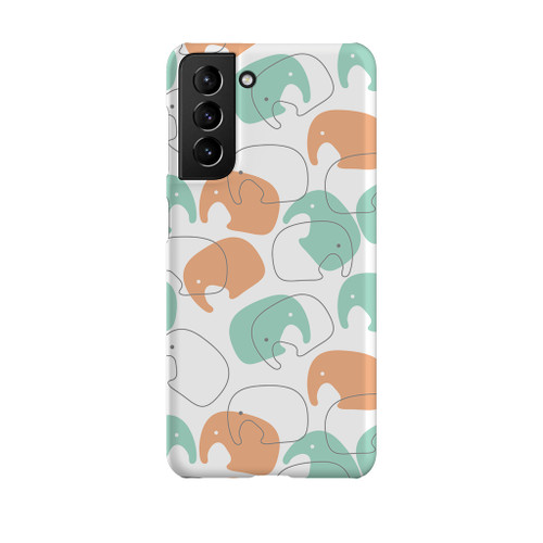 Elephant Pattern Samsung Snap Case By Artists Collection