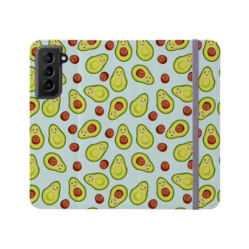 Family Love Pattern Samsung Folio Case By Artists Collection
