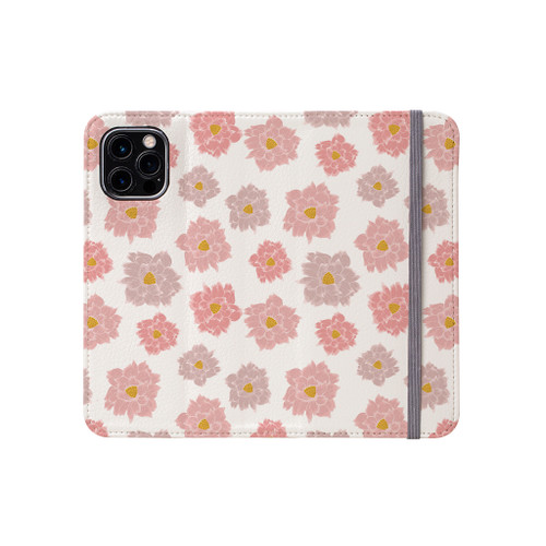 Flower Pattern iPhone Folio Case By Artists Collection