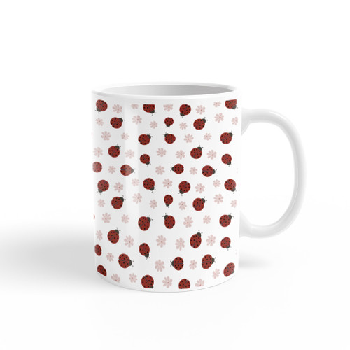 Ladybugs Pattern Coffee Mug By Artists Collection