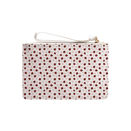 Ladybugs Pattern Clutch Bag By Artists Collection