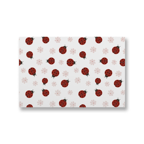 Ladybugs Pattern Canvas Print By Artists Collection