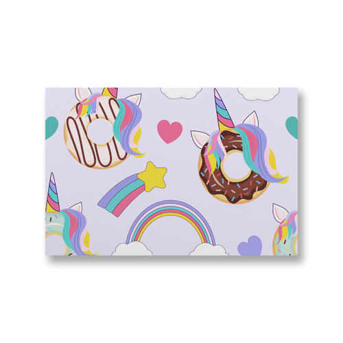 Magical Donuts Pattern Canvas Print By Artists Collection
