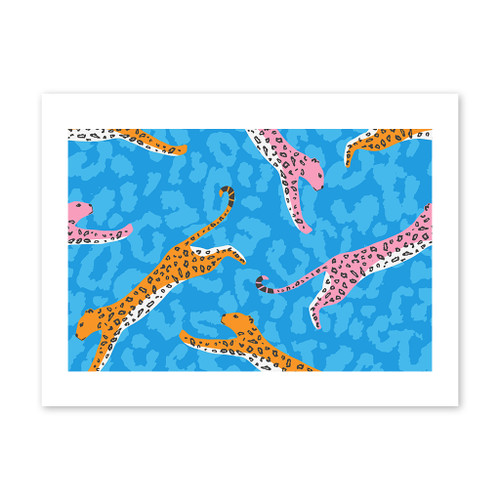 Modern Leopard Pattern Art Print By Artists Collection